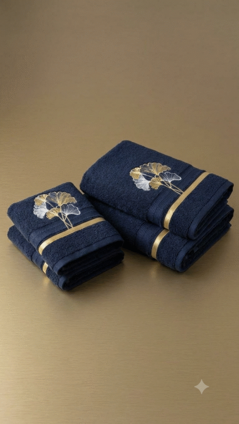 Luxury Cotton Bath Towel Set of 4 Pieces