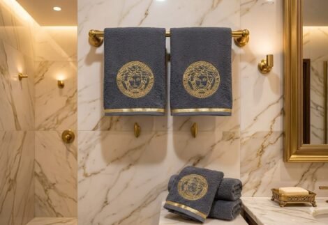 versace Bath Towel (Set of 4)