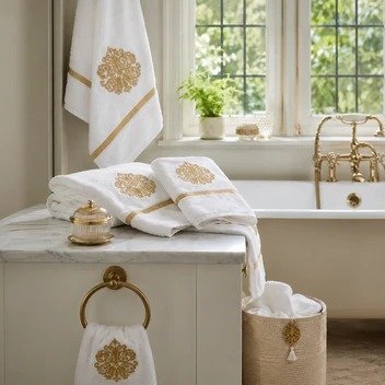 Cotton Bath Towel Set of 4 Pieces
