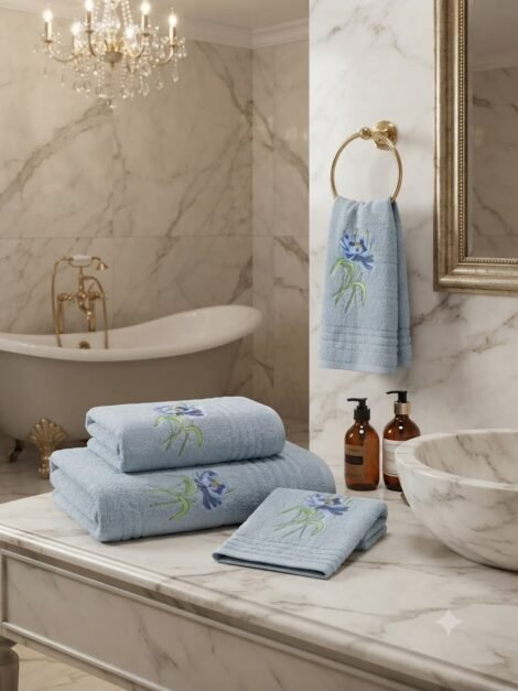 Cotton Bath Towel Set of 4 Pieces