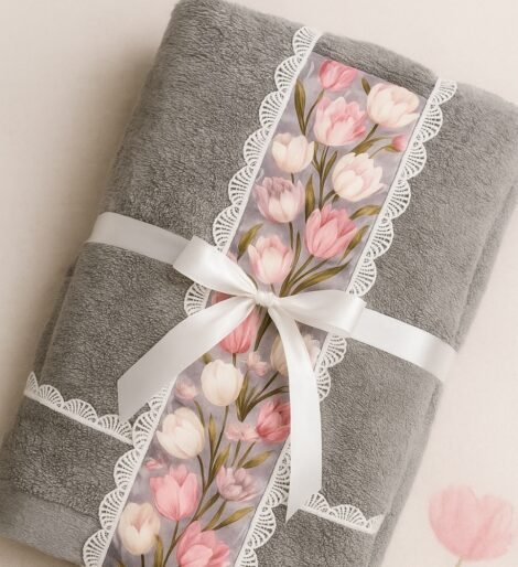 lotus flower bath towel